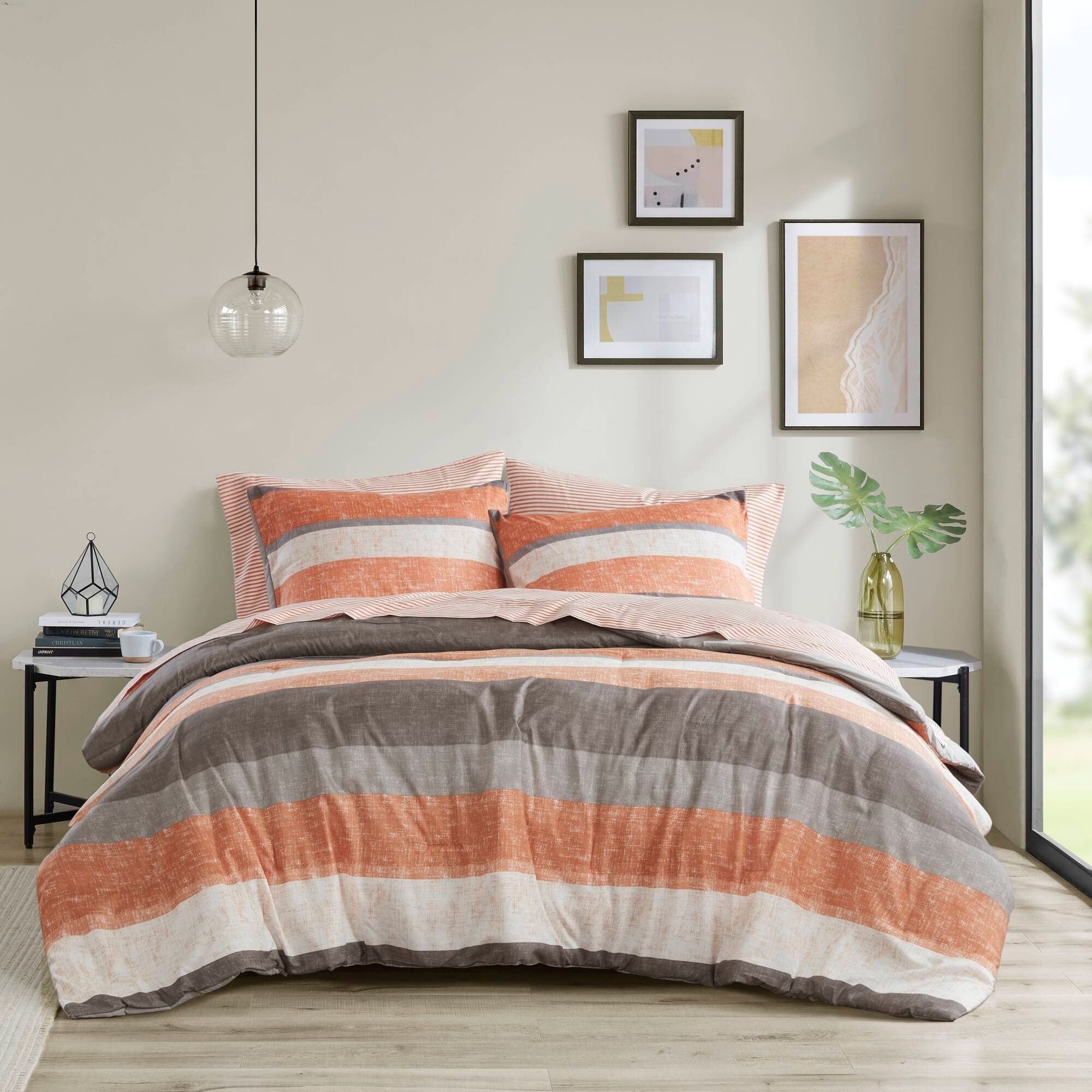 Parure de lit Madison Park Essentials Deacon avec couette et draps