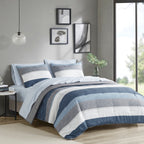 Parure de lit Madison Park Essentials Deacon avec couette et draps