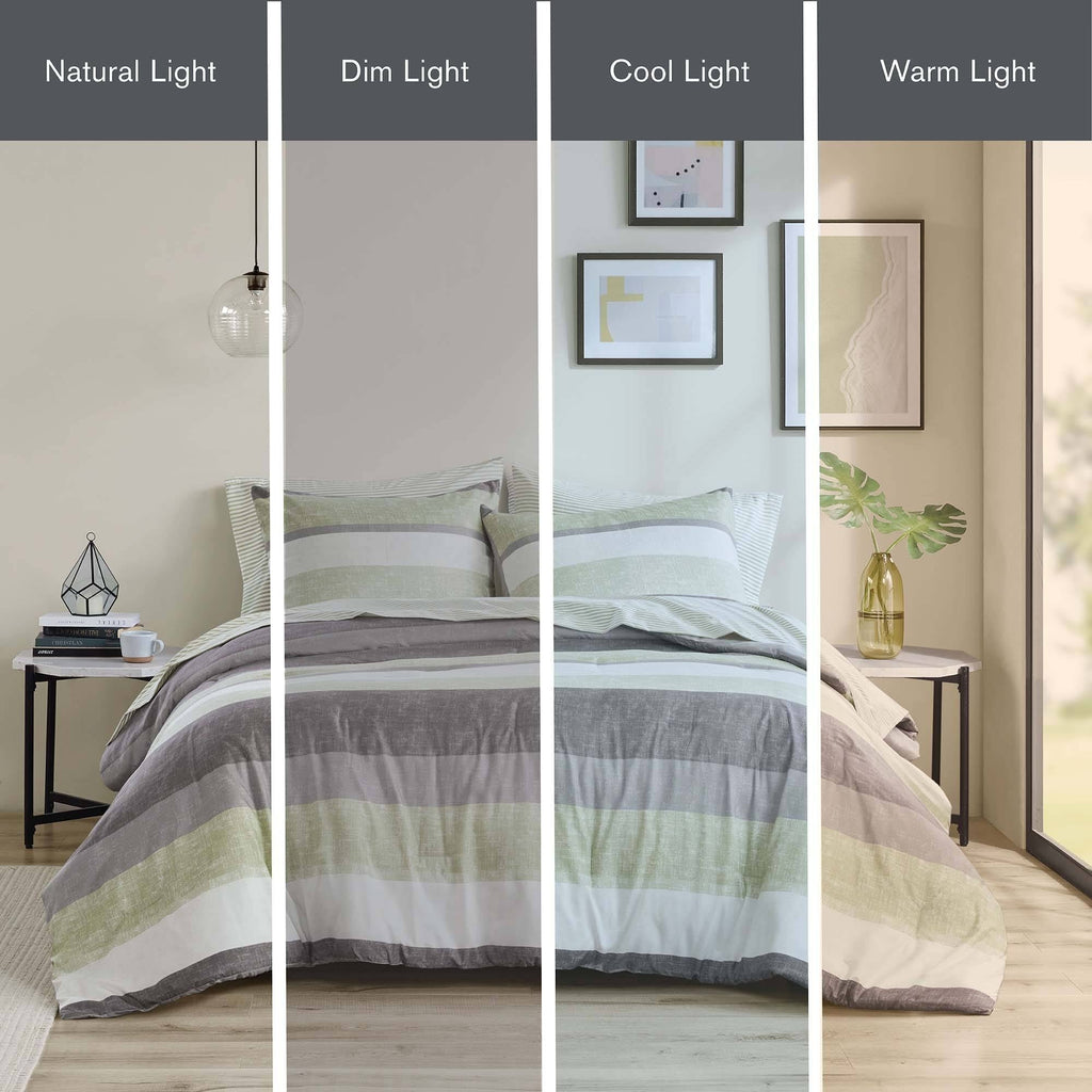 Parure de lit Madison Park Essentials Deacon avec couette et draps