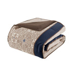 Madison Park Essentials Parker Jacquard brodé, ensemble de 24 pièces, pièce dans un sac