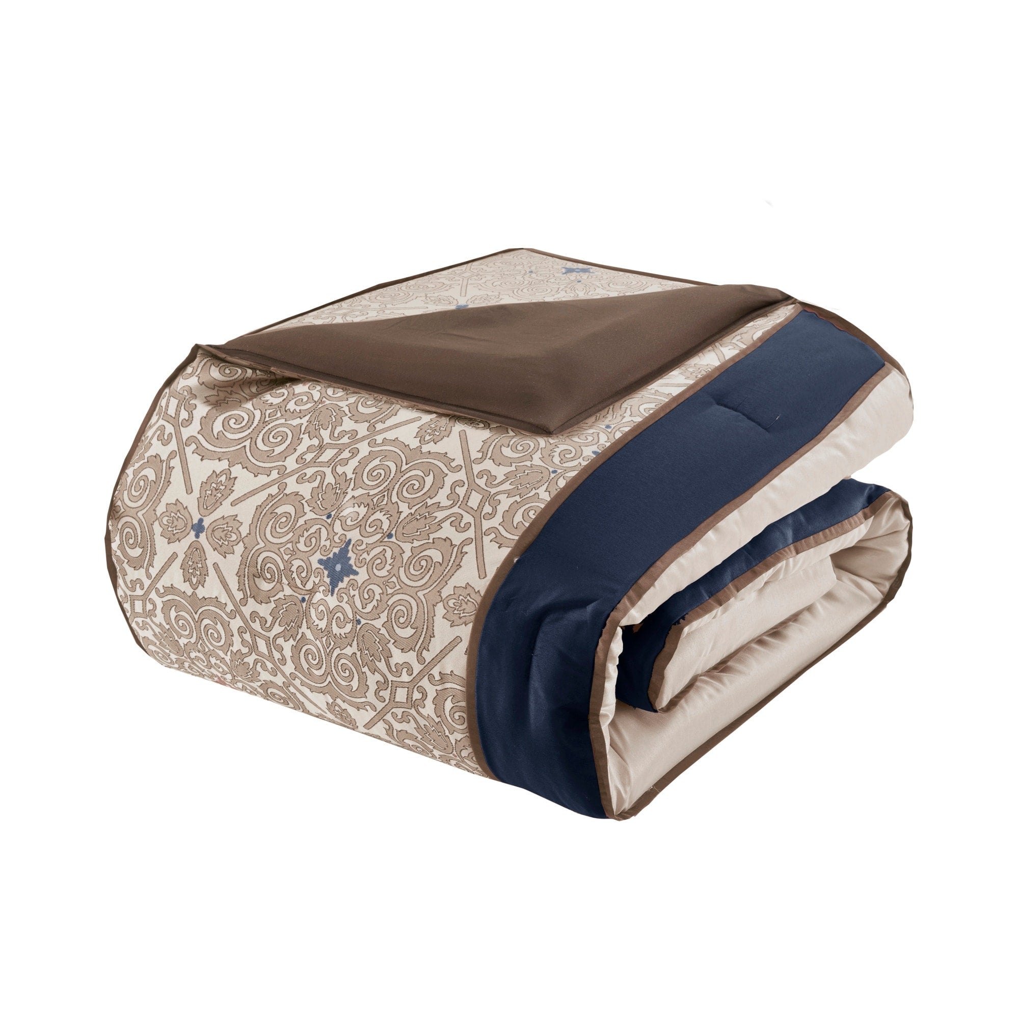 Madison Park Essentials Parker Jacquard brodé, ensemble de 24 pièces, pièce dans un sac