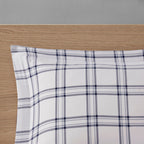 Parure de lit réversible Madison Park Essentials Paton bleu marine avec draps