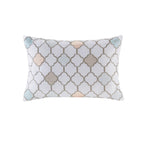 Parure de lit Madison Park Essentials Pelham Bay corail/vert avec draps en coton