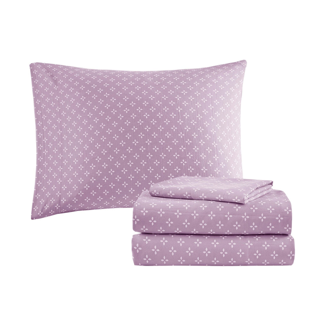 Parure de lit réversible Madison Park Essentials Thelma avec draps