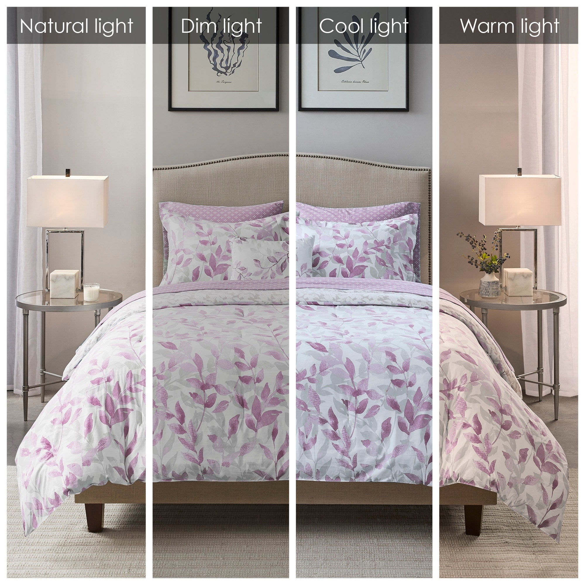 Parure de lit réversible Madison Park Essentials Thelma avec draps