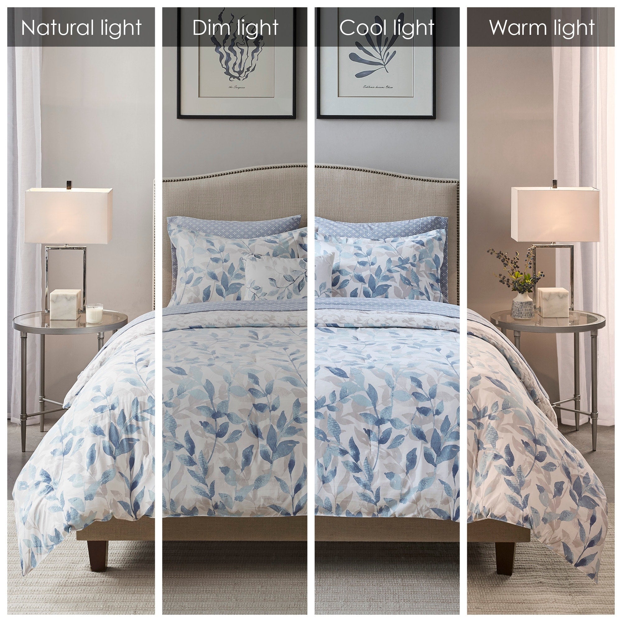 Parure de lit réversible Madison Park Essentials Thelma avec draps