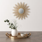 Miroir décoratif mural Madison Park Fiore Sunburst