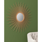 Miroir décoratif mural Madison Park Fiore Sunburst