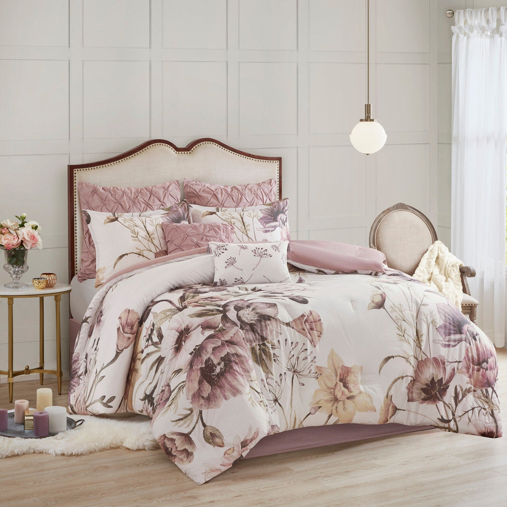 Ensemble de couette en coton Madison Park Gisele 8 pièces