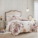 Parure de lit en coton imprimé Madison Park Gisele