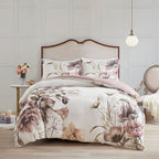 Parure de lit en coton imprimé Madison Park Gisele