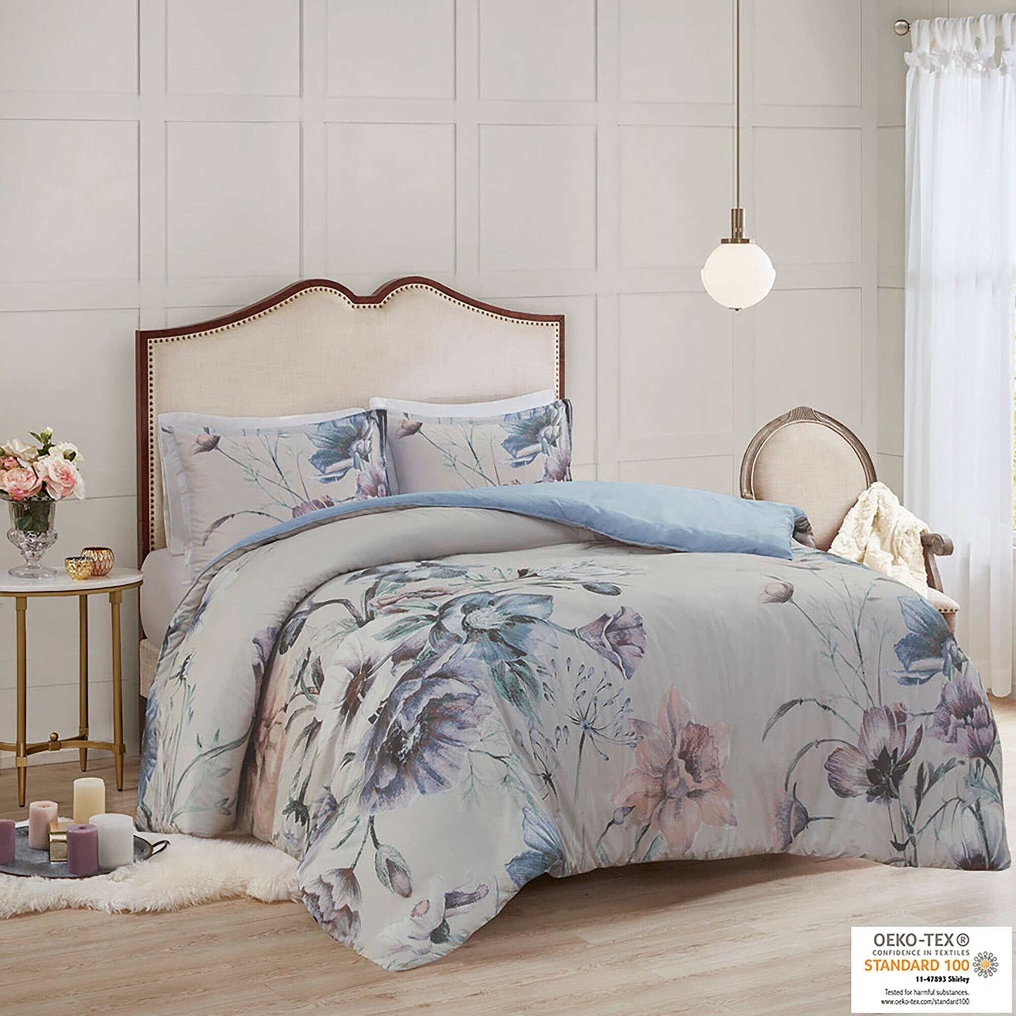 Parure de lit en coton imprimé Madison Park Gisele