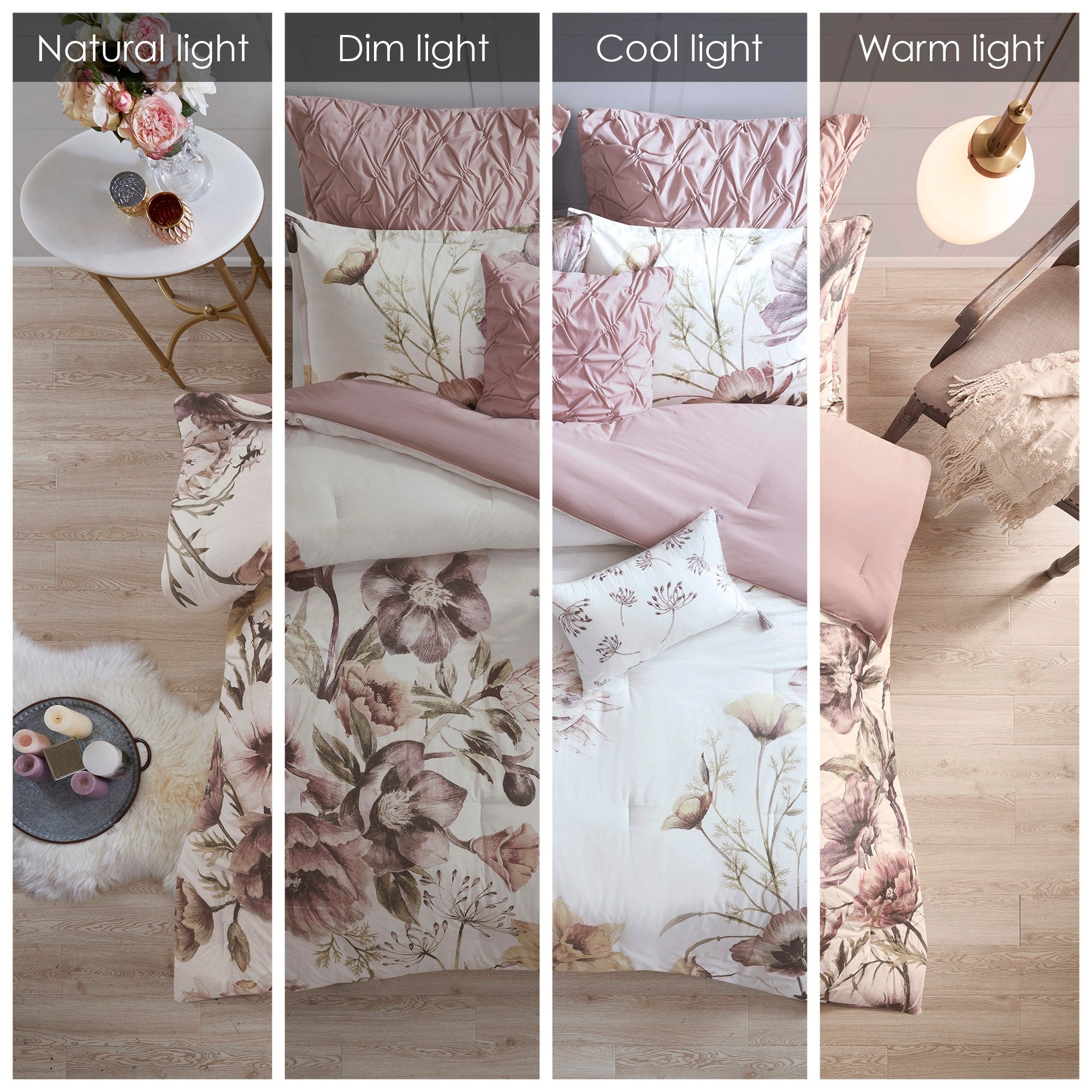 Parure de lit en coton imprimé Madison Park Gisele