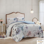 Parure de lit en coton imprimé Madison Park Gisele