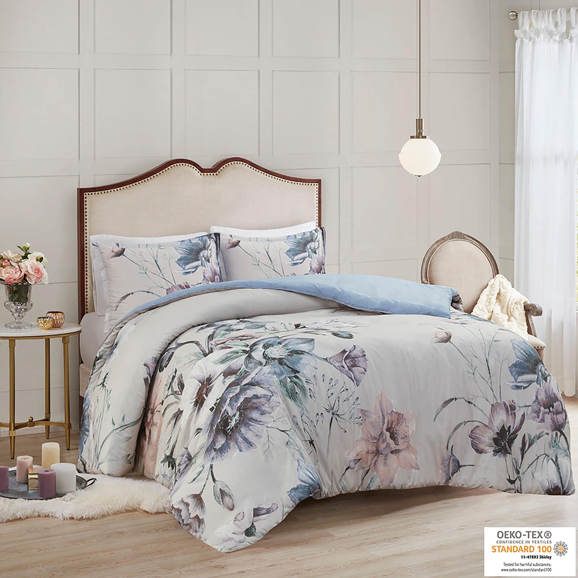 Parure de lit en coton imprimé Madison Park Gisele