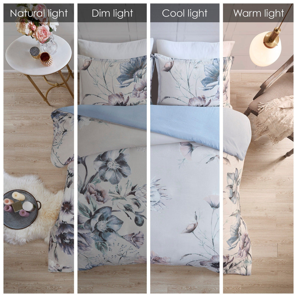 Parure de lit en coton imprimé Madison Park Gisele