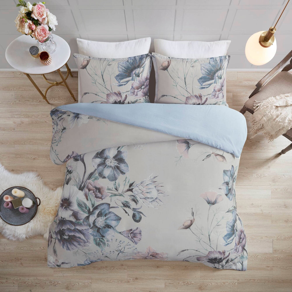 Parure de lit en coton imprimé Madison Park Gisele