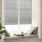 Store romain occultant sans fil en imitation soie imprimée Madison Park Leighton