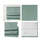 Store romain occultant sans fil en imitation soie imprimée Madison Park Leighton
