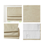 Store romain occultant sans fil en imitation soie imprimée Madison Park Leighton