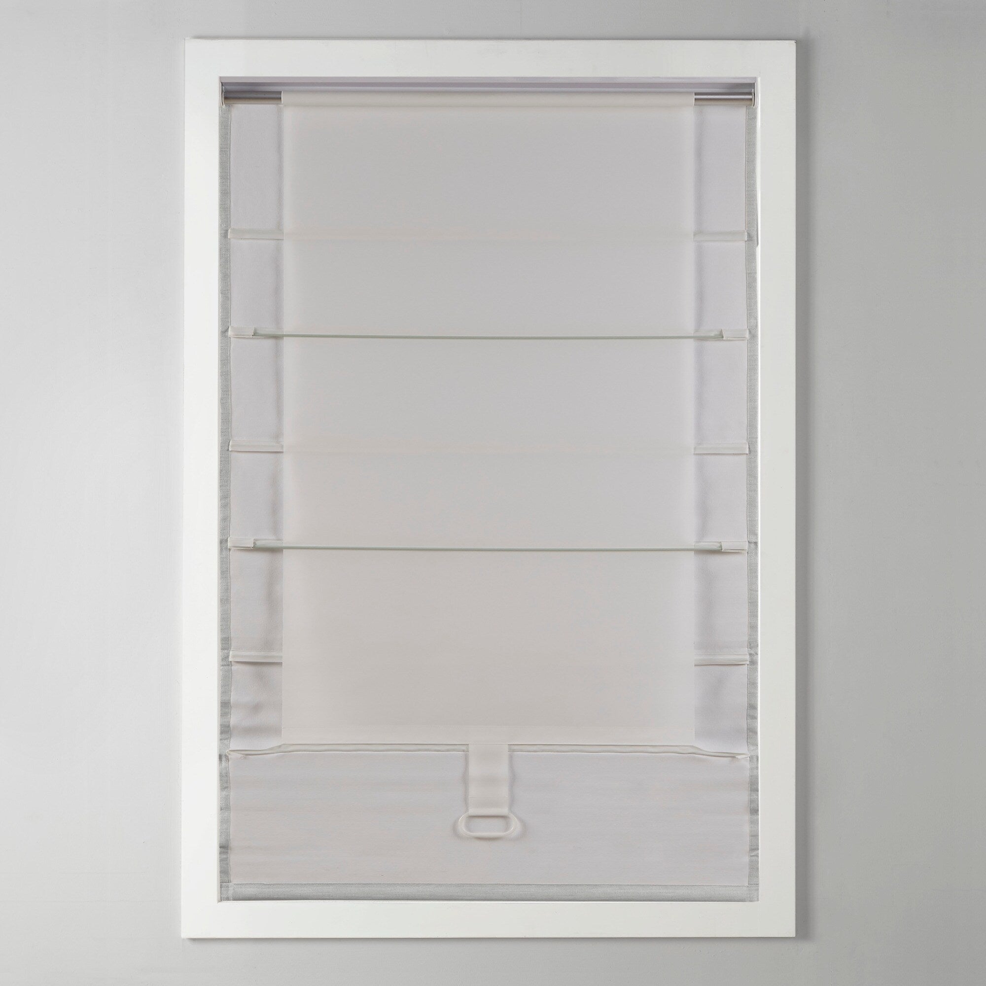 Store romain occultant sans fil en imitation soie imprimée Madison Park Leighton