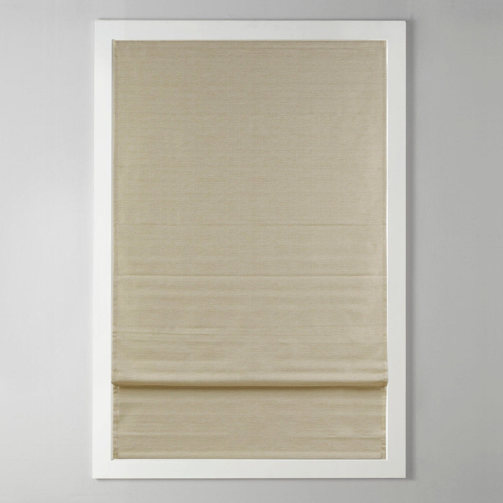 Store romain occultant sans fil en imitation soie imprimée Madison Park Leighton