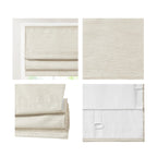 Store romain occultant sans fil en imitation soie imprimée Madison Park Leighton