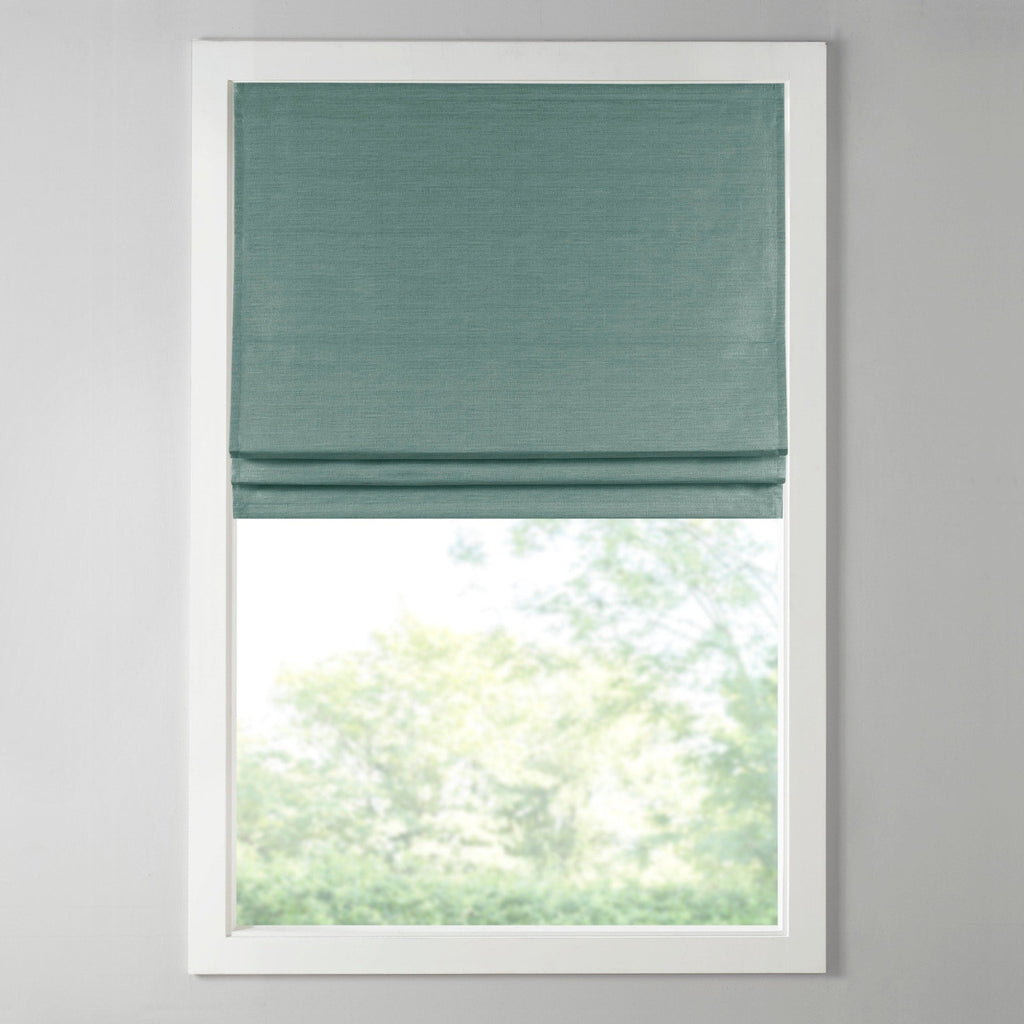 Store romain occultant sans fil en imitation soie imprimée Madison Park Leighton