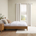 Store romain occultant sans fil en imitation soie imprimée Madison Park Leighton