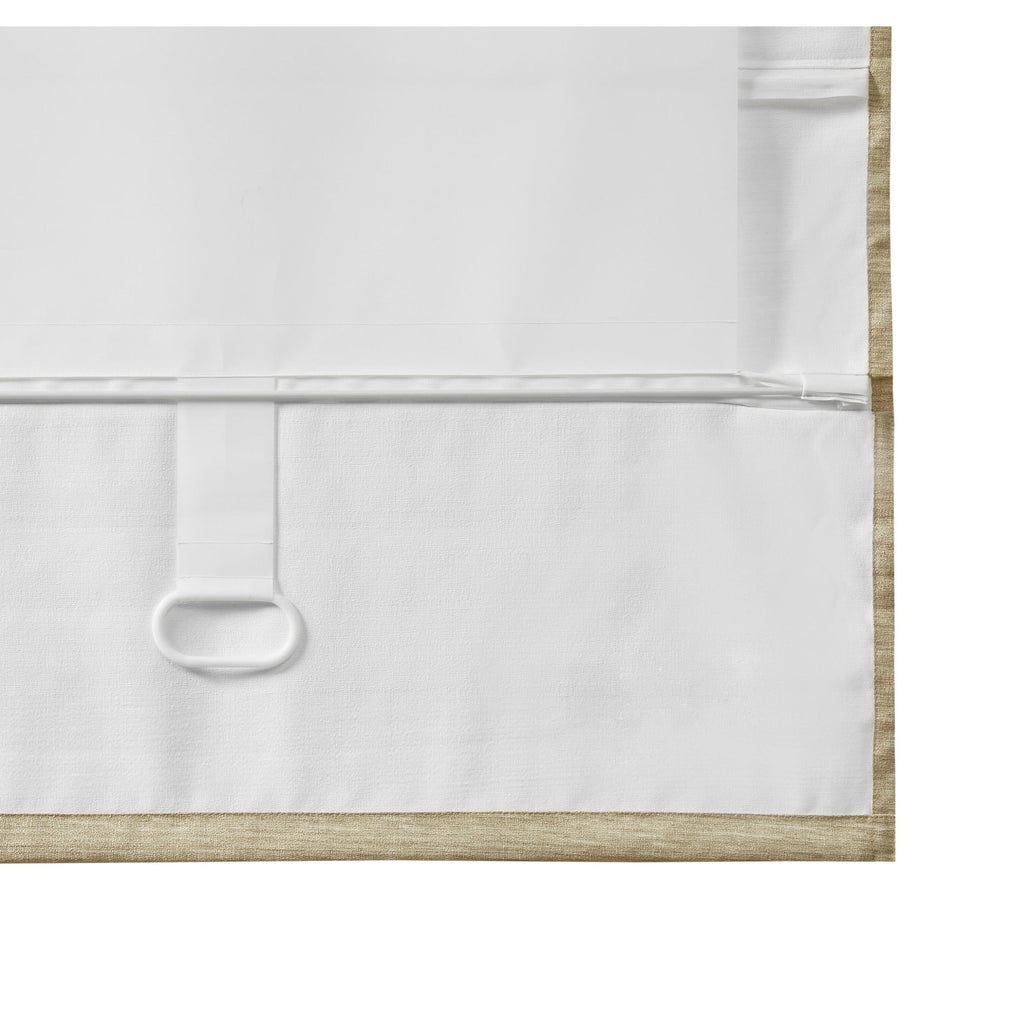 Store romain occultant sans fil en imitation soie imprimée Madison Park Leighton