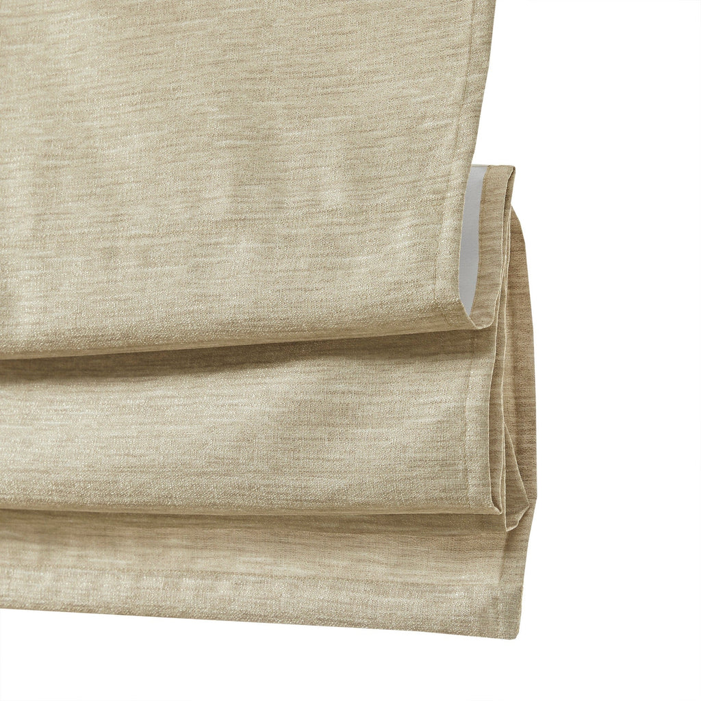Store romain occultant sans fil en imitation soie imprimée Madison Park Leighton