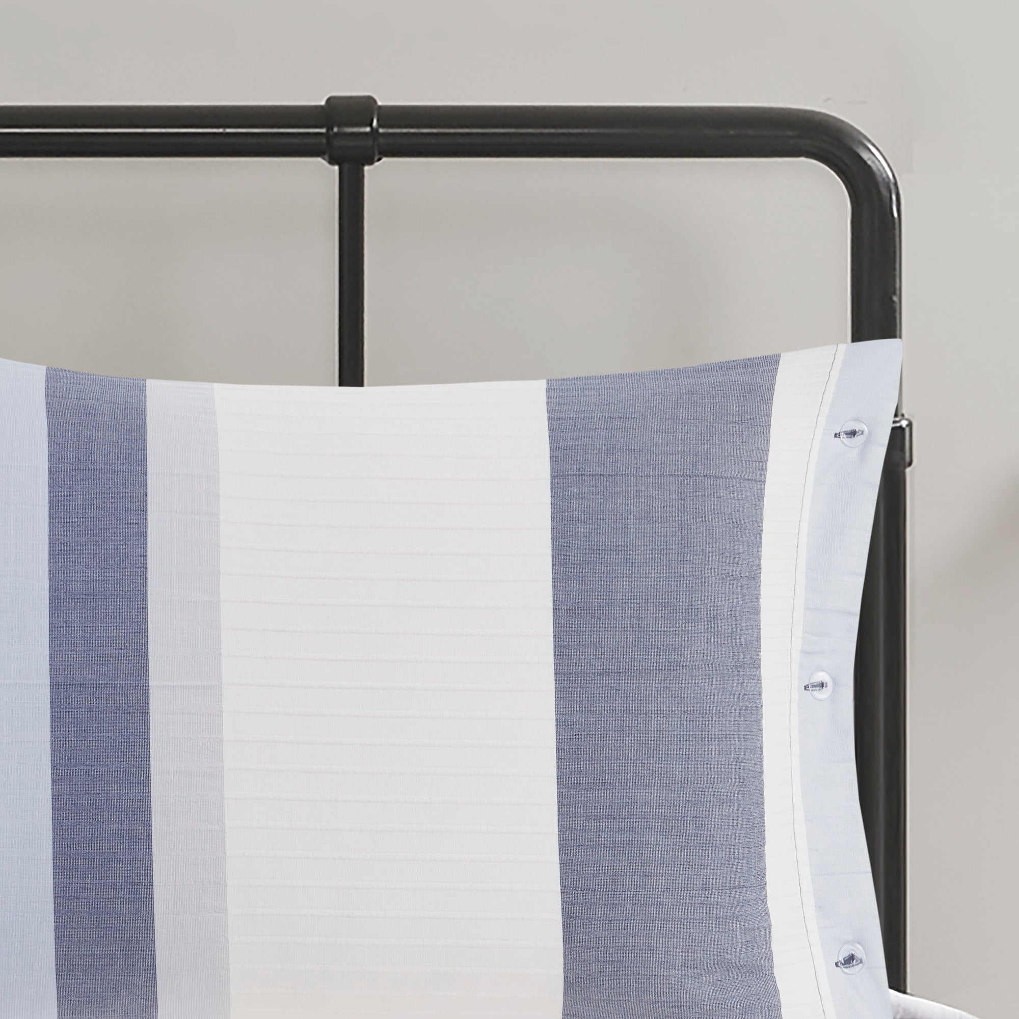 Parure de lit Madison Park Levi's bleu/naturel 5 pièces en jacquard