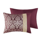 Madison Park Lily Ensemble de couette jacquard 6 pièces avec coussins décoratifs