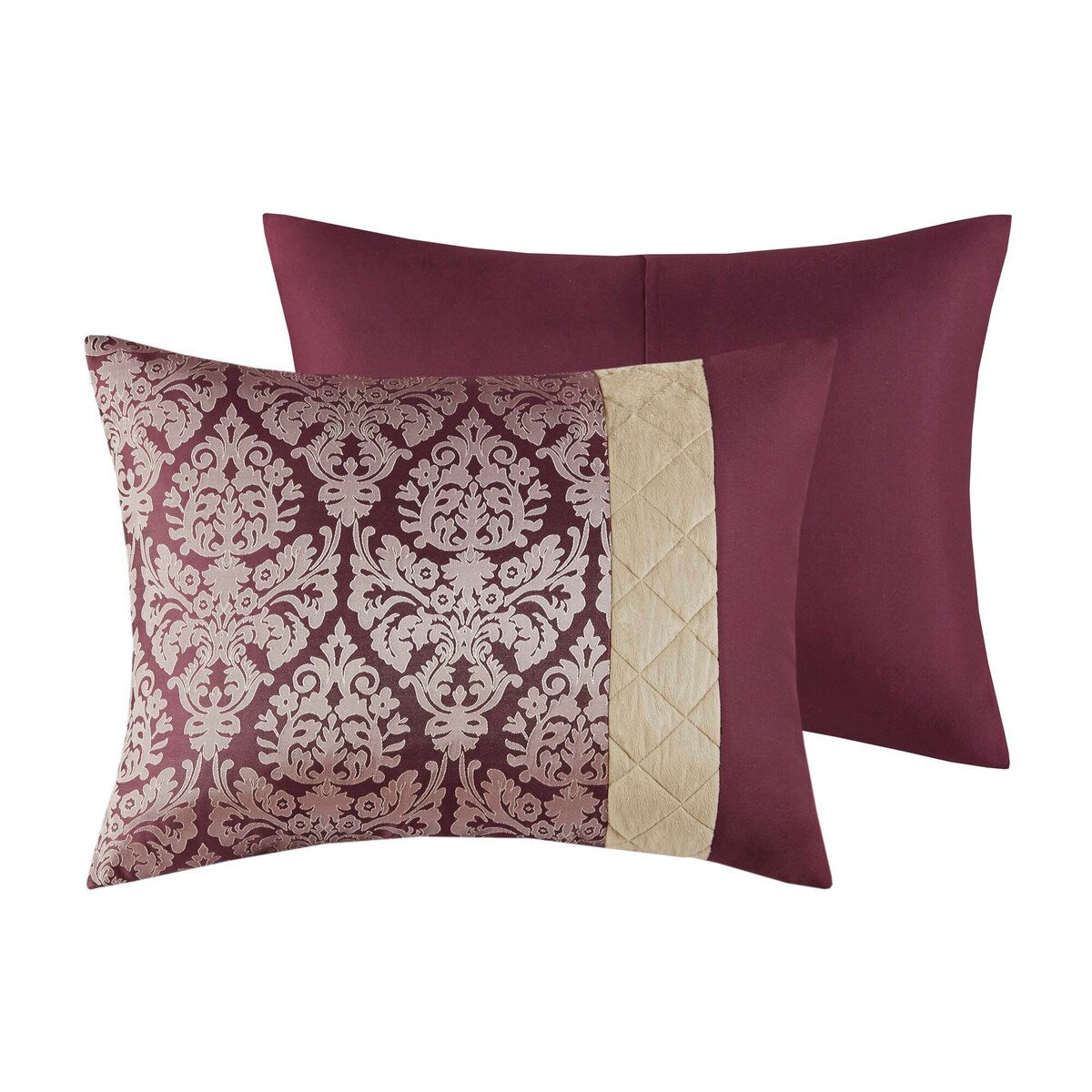 Madison Park Lily Ensemble de couette jacquard 6 pièces avec coussins décoratifs