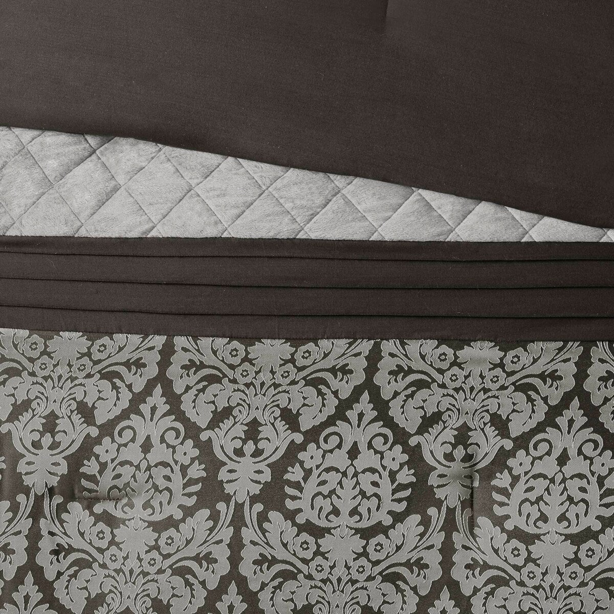 Madison Park Lily Ensemble de couette jacquard 6 pièces avec coussins décoratifs