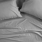 Ensemble de draps Madison Park en lin mélangé 4 pièces