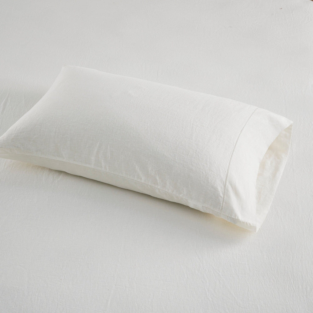 Ensemble de draps Madison Park en lin mélangé 4 pièces