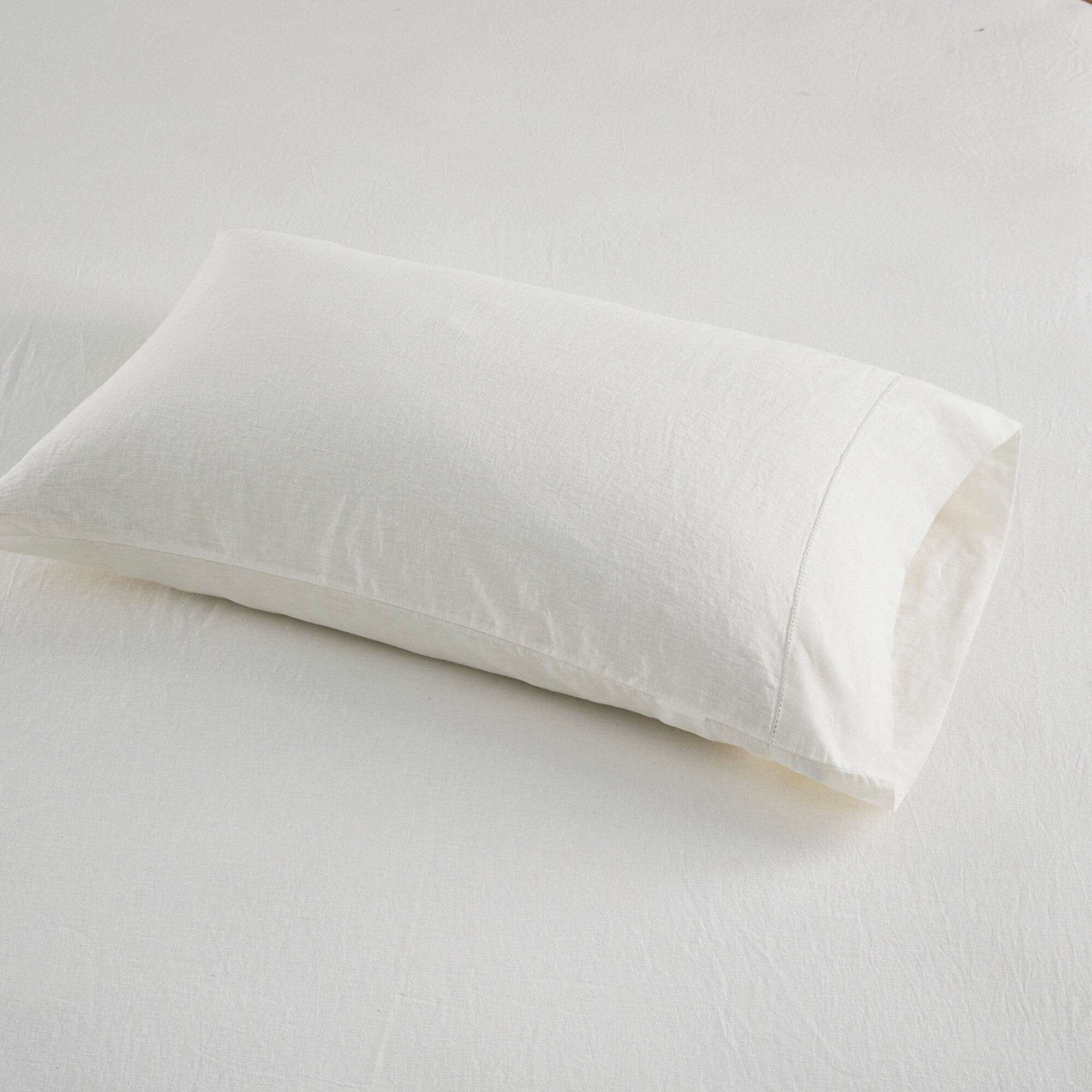 Ensemble de draps Madison Park en lin mélangé 4 pièces