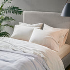 Ensemble de draps Madison Park en lin mélangé 4 pièces