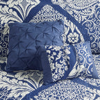 Madison Park Marcella Ensemble de couette 7 pièces en coton imprimé