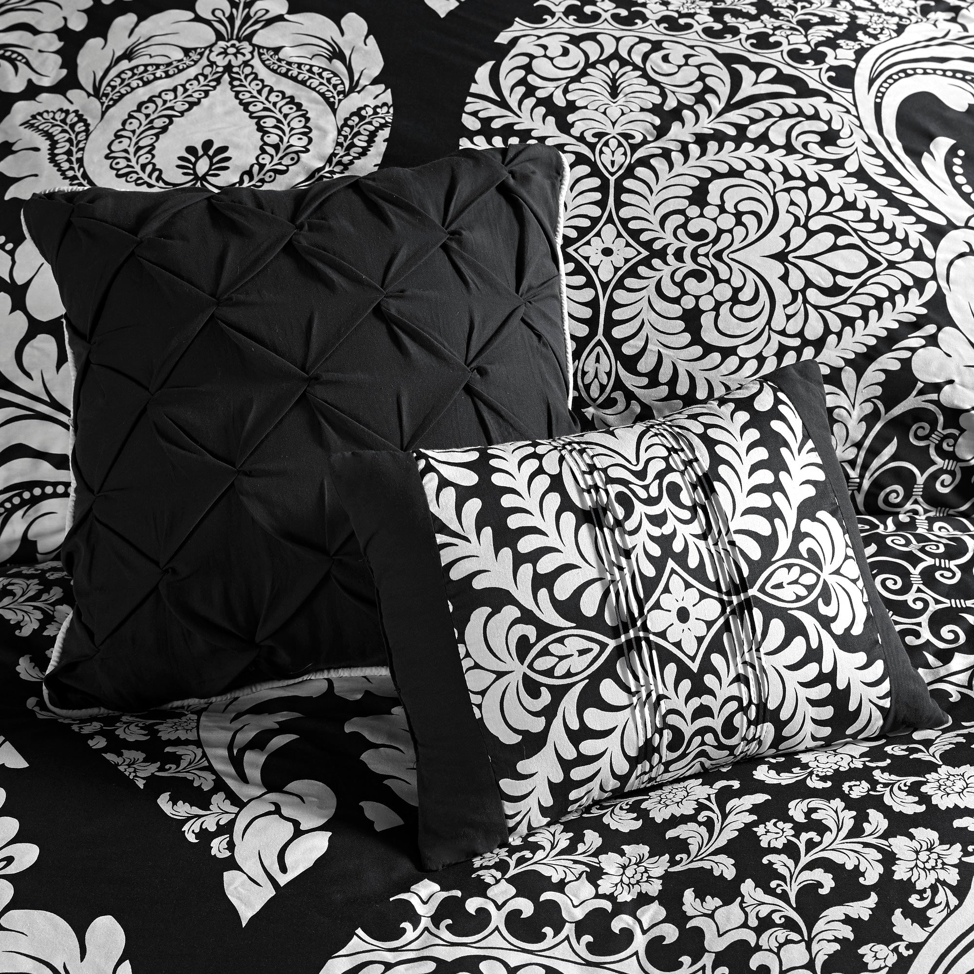 Madison Park Marcella Ensemble de couette 7 pièces en coton imprimé