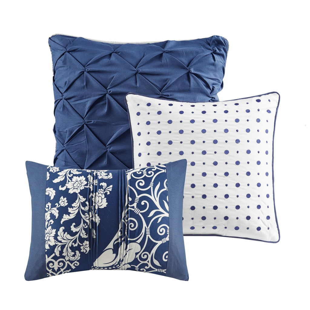 Madison Park Marcella Ensemble de couette 7 pièces en coton imprimé