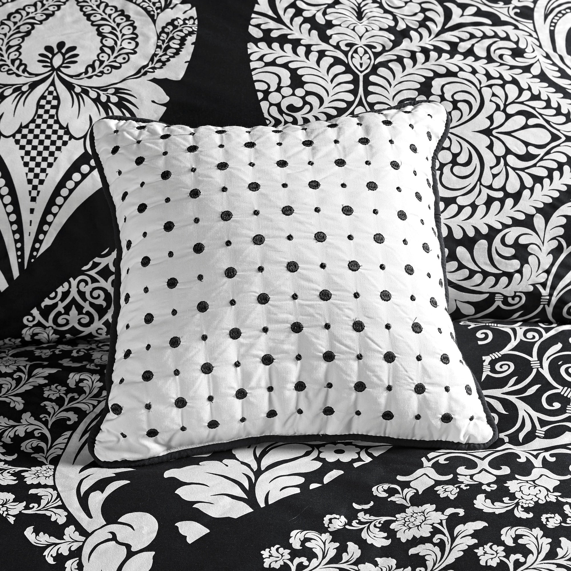 Madison Park Marcella Ensemble de couette 7 pièces en coton imprimé
