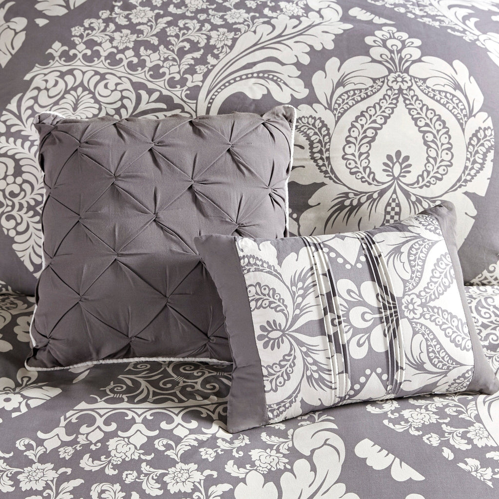 Madison Park Marcella Ensemble de couette 7 pièces en coton imprimé