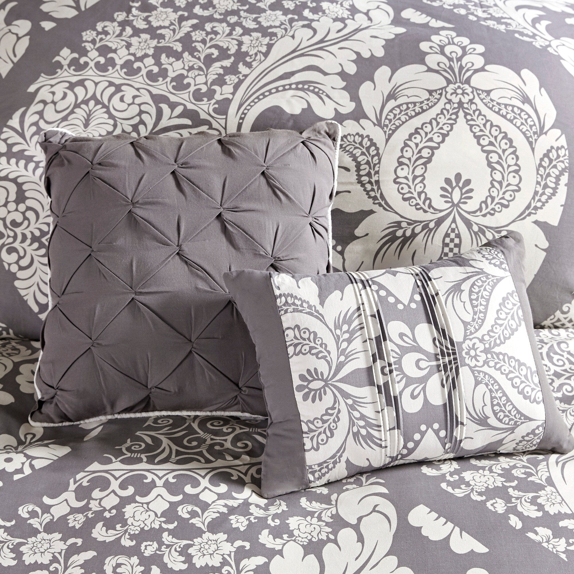 Madison Park Marcella Ensemble de couette 7 pièces en coton imprimé