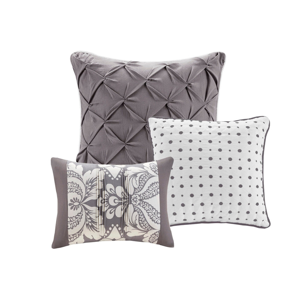 Madison Park Marcella Ensemble de couette 7 pièces en coton imprimé