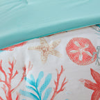 Ensemble de couette en satin de coton Madison Park Pacific Grove 7 pièces