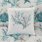 Ensemble de couette en satin de coton Madison Park Pacific Grove 7 pièces