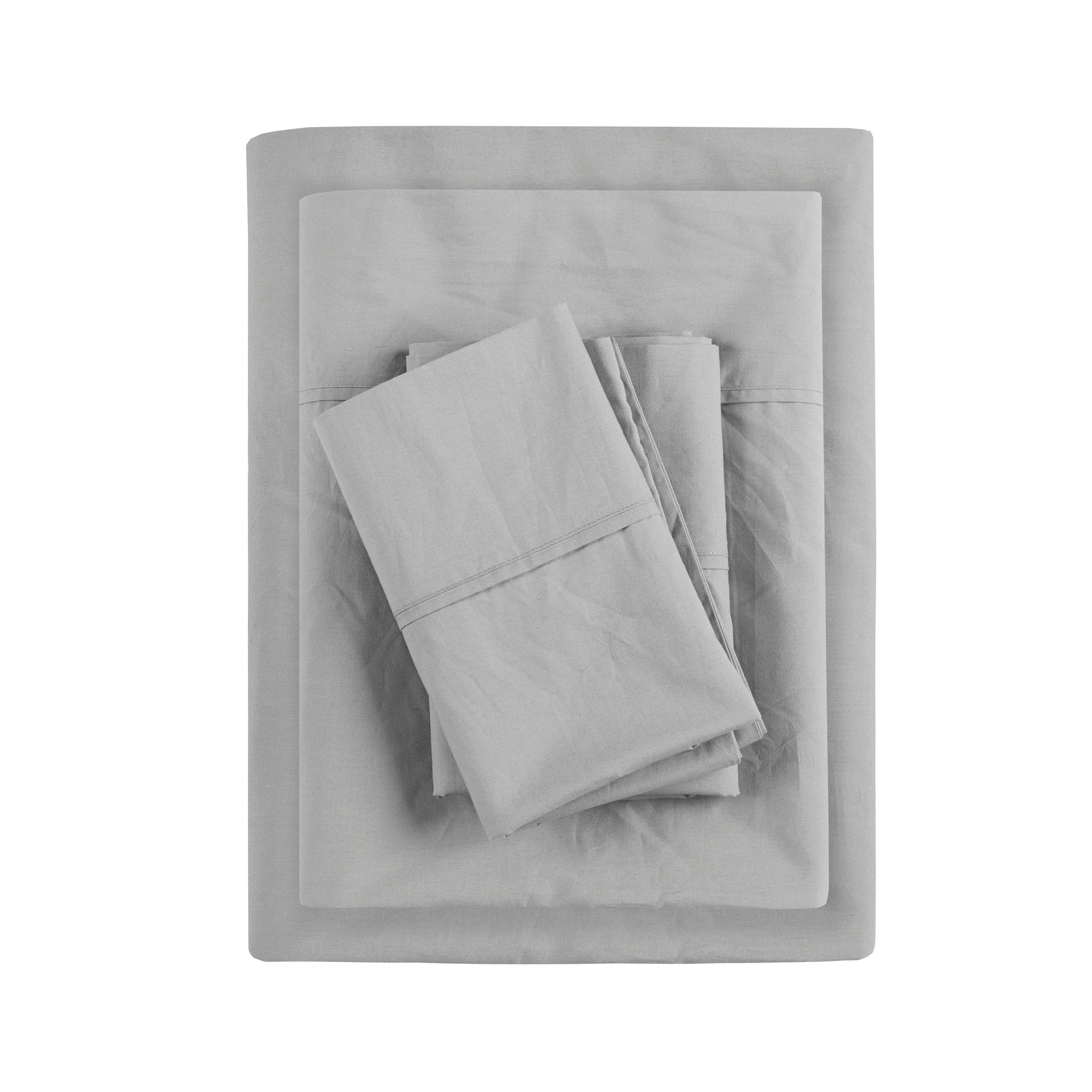 Parure de draps Madison Park en percale de coton 200 fils au pouce carré