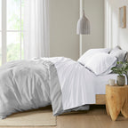 Parure de draps Madison Park en percale de coton 200 fils au pouce carré